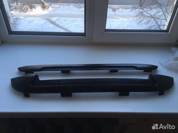 Заглушки в бампер на зиму