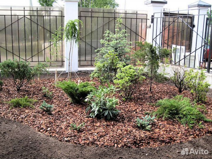 Садовая мульча Кора сосновая в мешках