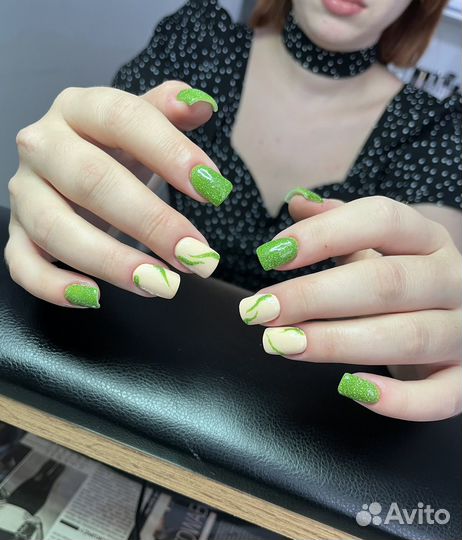 Маникюр, педикюр, наращивание ногтей