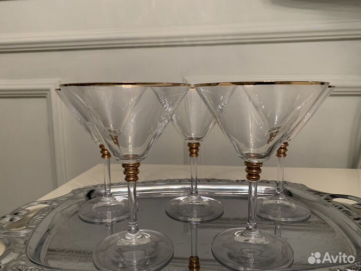 Креманки, бокалы для мартини, стаканы Богемия