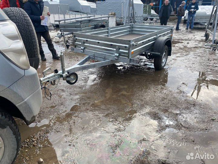 Прицеп легковой оцинкованный. Фаркоп