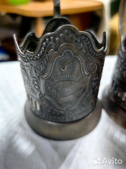 Подстаканники СССР Миру Мир