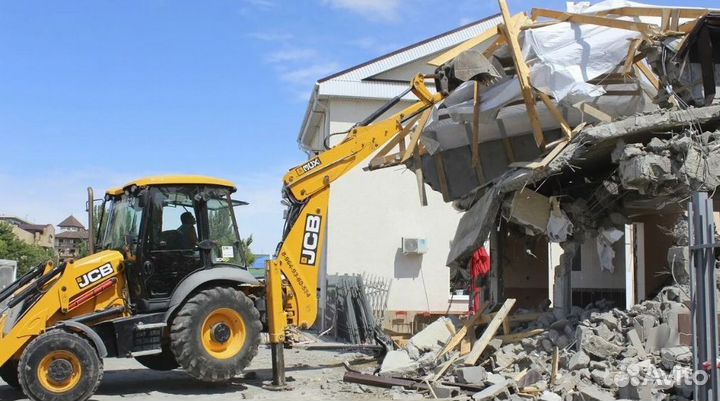 Демонтажные работы. Снос домов и расчистка участков