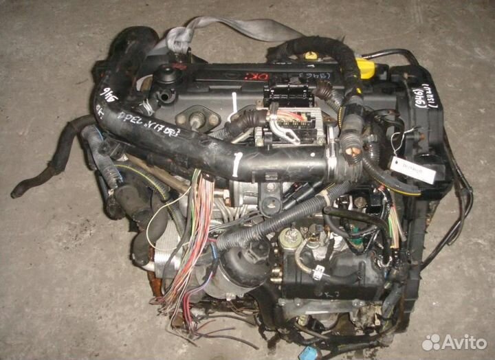 Двигатель Opel Combo B 2001 1.7 дизель Y17DTL