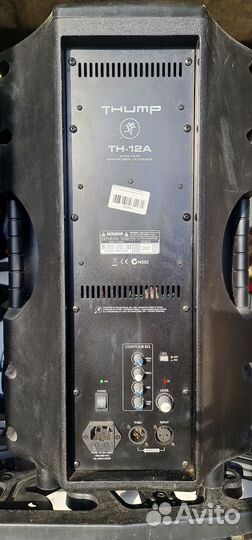 Акустическая система Mackie 12А+пульт Yamaha+микро