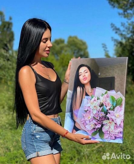 Печать фото на холсте