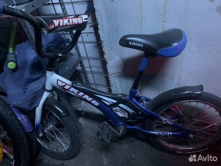 Велосипед viking до 6-7 лет