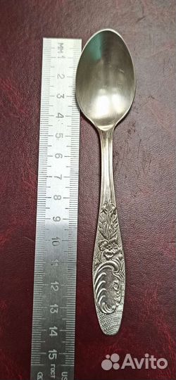 Чайная ложка серебро СССР 875 пробы
