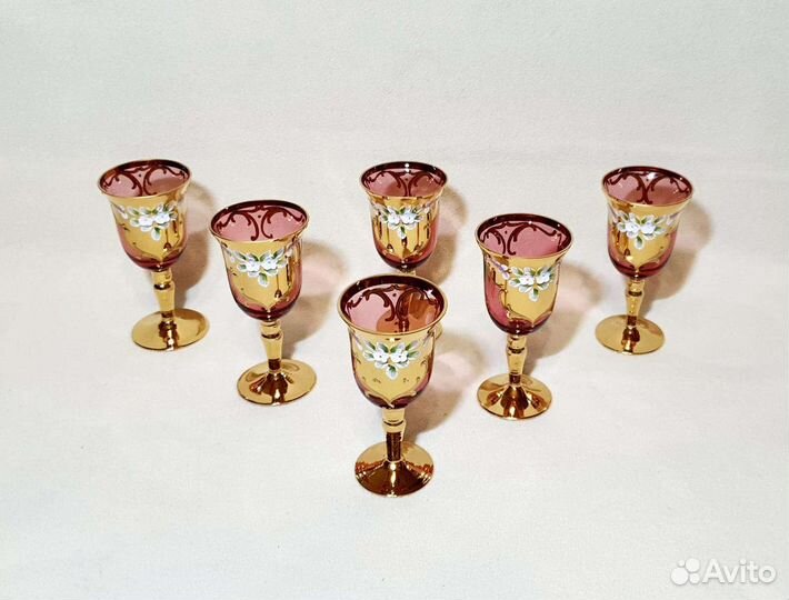 Набор бокалов. Богемия, Чехия