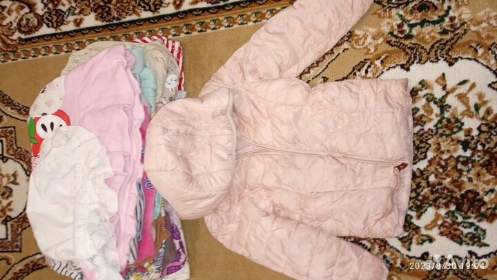 Детские вещи пакетом для девочек 86 92