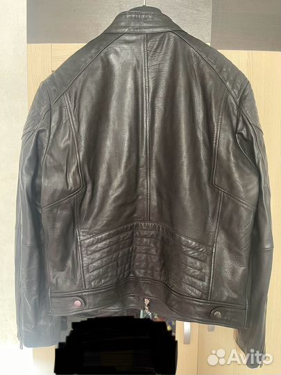 Кожаная куртка мужская Mango man XL