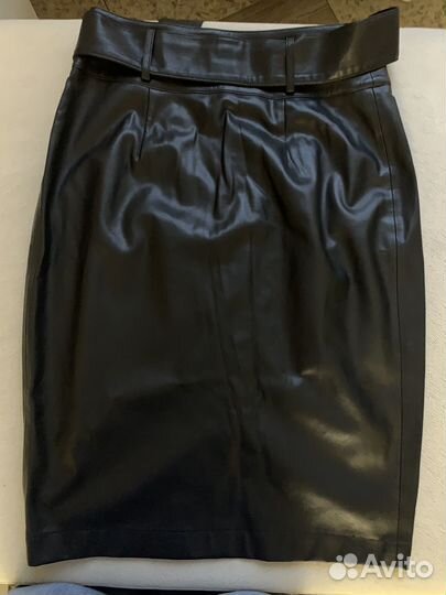Юбка кожзам 46