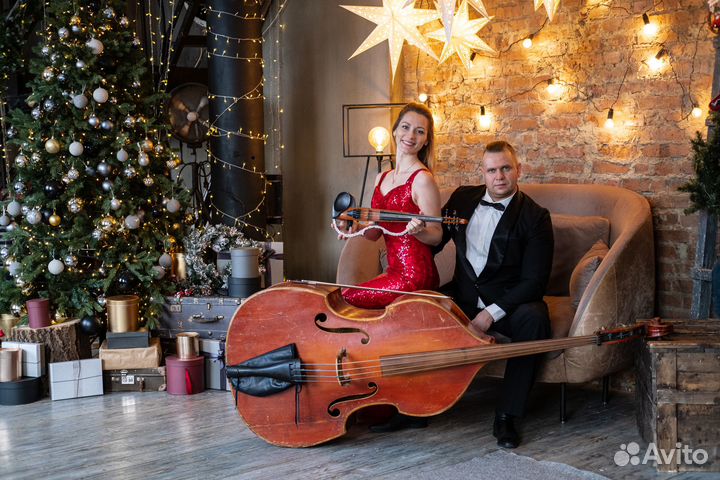 Дуэт Скрипка и Контрабас на свадьбу / на праздник