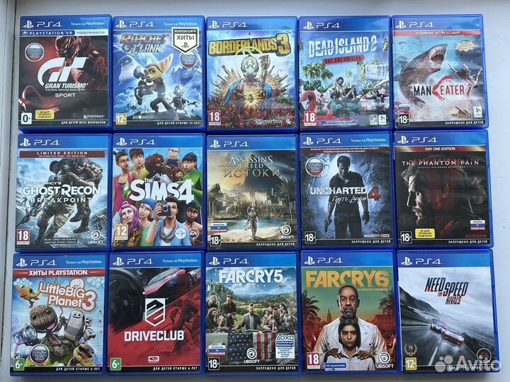 Игры ps4/ps5 диски