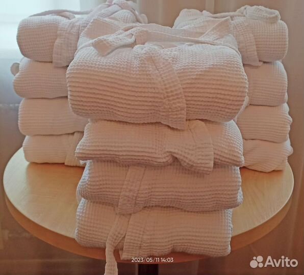 Халат вафельный б.у