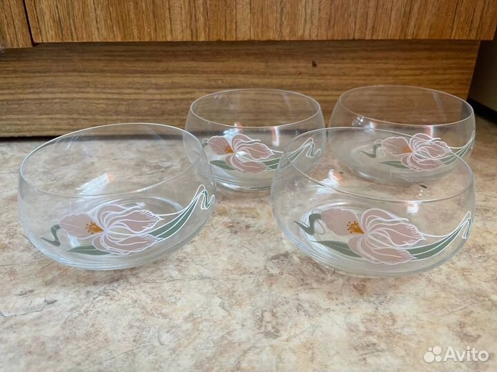 Креманки хрусталь СССР, винтаж