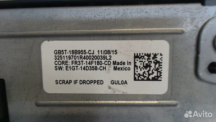 Дисплей компьютера Ford Explorer, 2016