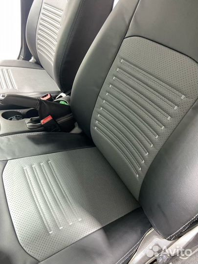 Чехлы LADA Niva 2121 чёрно-серые