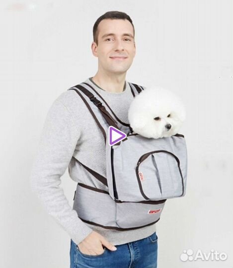 Эргорюкзак для собак слинг переноска