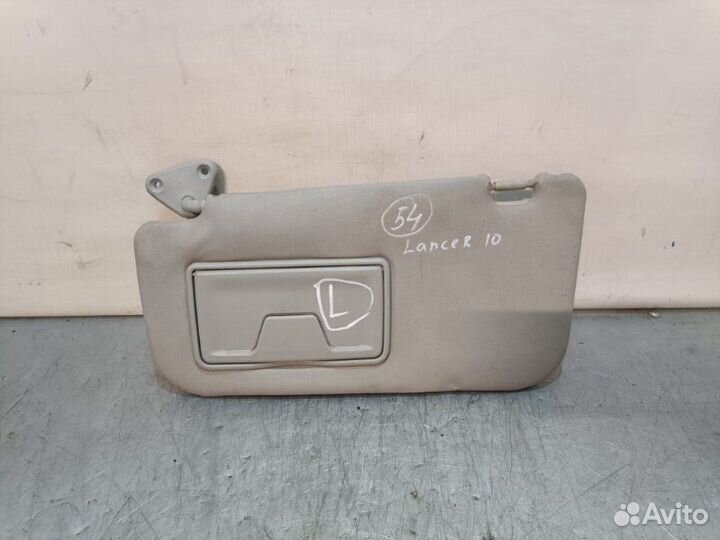 Козырек солнцезащитный левый Mitsubishi Lancer 10