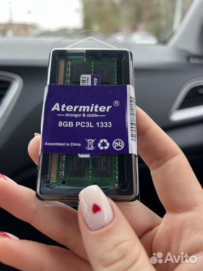 Оперативная память ddr3L 8гб для ноутбука новый