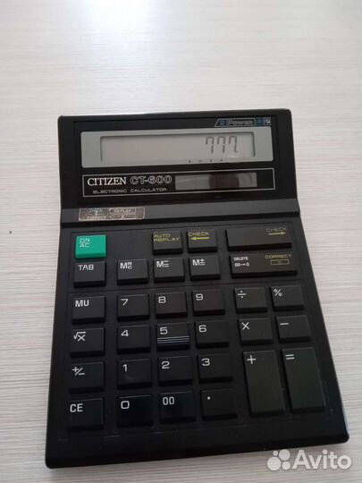 Калькулятор Citizen SDC-8820, Citizen CT-600