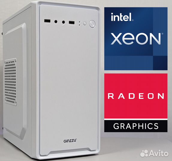 Игровой пк Xeon E5-2670 v3/16gb/RX 580