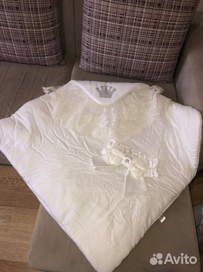 Конверт на выписку для девочки осень зима