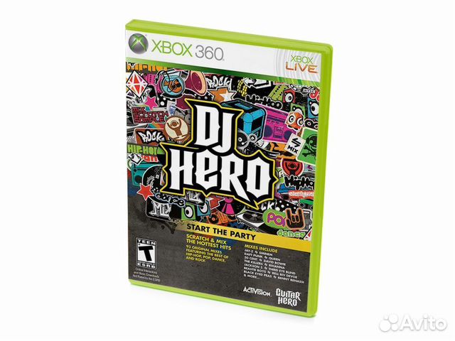 DJ Hero витринный образец, английский (Xbox360)