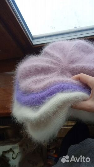 Берет с помпоном