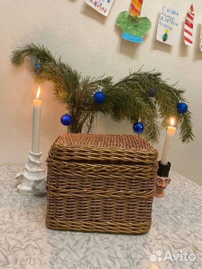 Корзинки из бумажной лозы