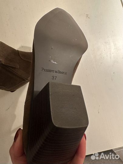 Казаки present&simple из натуральной замши