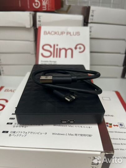 Внешний жесткий диск Slim Plus 500Gb USB 3.0