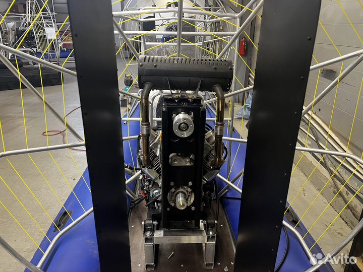 Аэролодка на 2 человека с двигателем Lifan 37 л.с