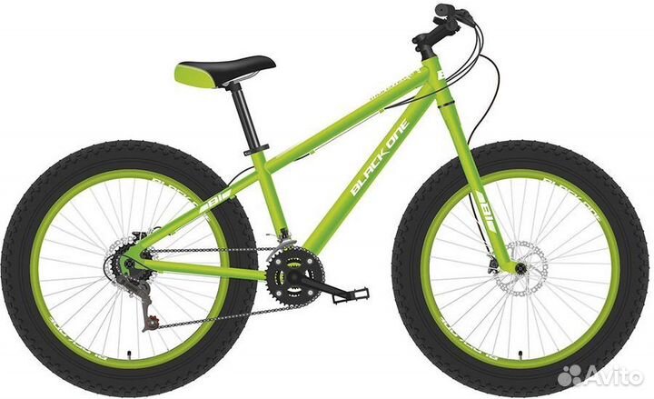 Велосипед фэтбайк Black One Monster d-24 1х7 (2022