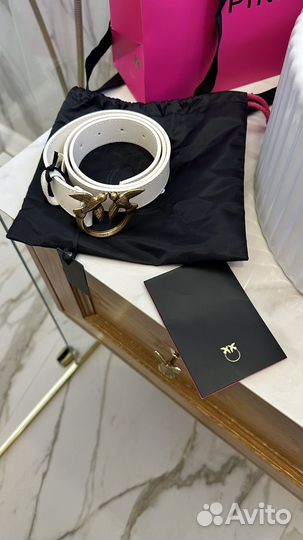 Ремень pinko бежевый ориганальный