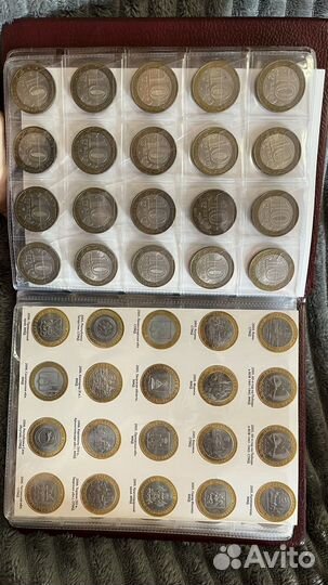 Юбилейные монеты биметалл десять рублей