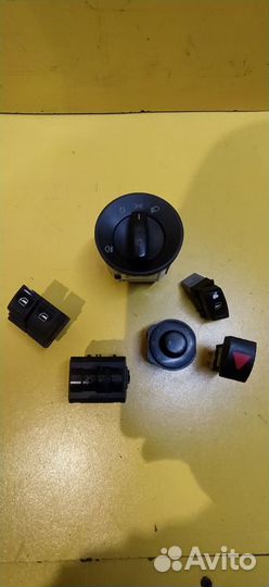 Кнопки салона Skoda Octavia A5 II 2008–2013
