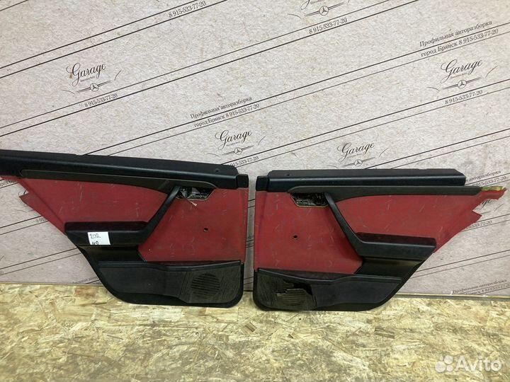 Дверные карты Mercedes w202