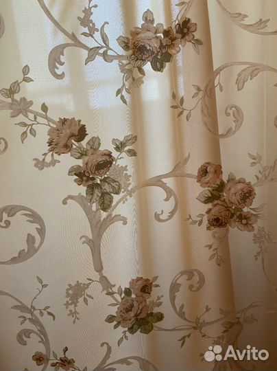 Комплект шторы и тюль