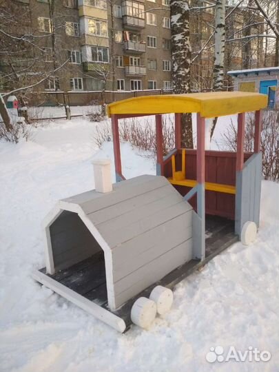 Детские игровые автобусы, машинки, кораблики