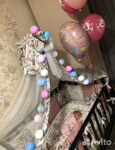 Детская кроватка с поперечным маятником