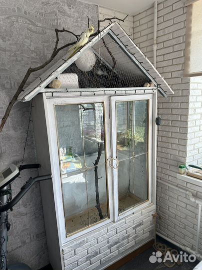 Клетка для крупного попугая вольер