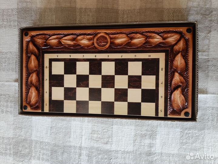 Шахматы и нарды деревянные