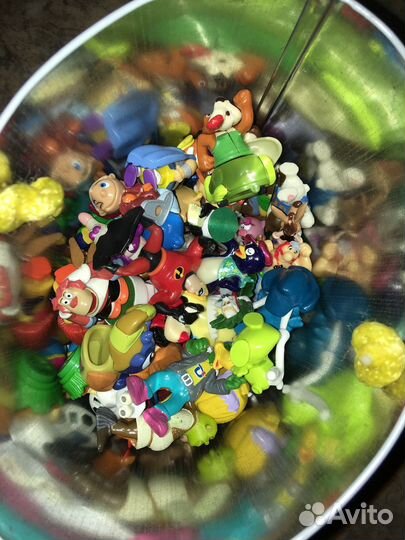 Игрушки Из киндер сюрприза пакетом