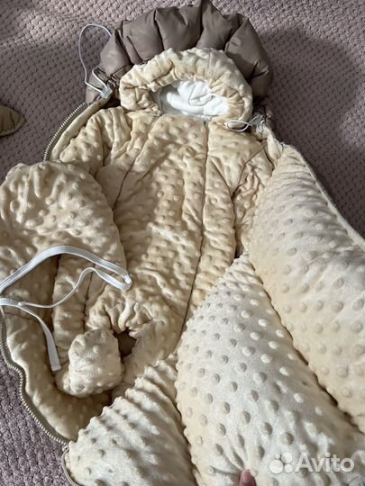 Зимний конверт в коляску