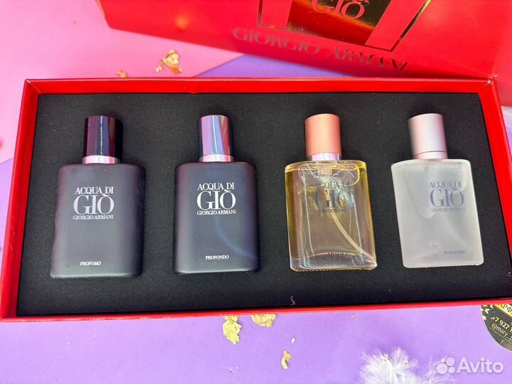 Подарочный парфюмерный набор Giorgio Armani 4*30