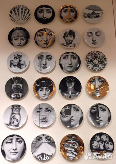 Тарелка декоративная Piero Fornasetti Форназетти