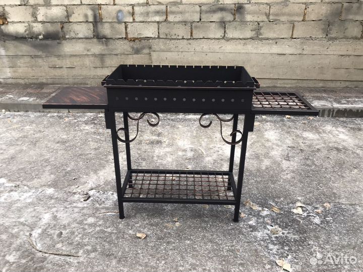 Мангал 4мм с полками арт. -0095