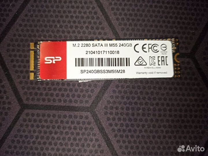 Новые SSD 256 250 240 GB M2 nvme SATA